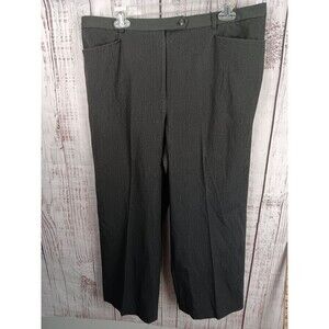 Talbots dress pants Women’s 18 gray stretch Pleated Career Pockets